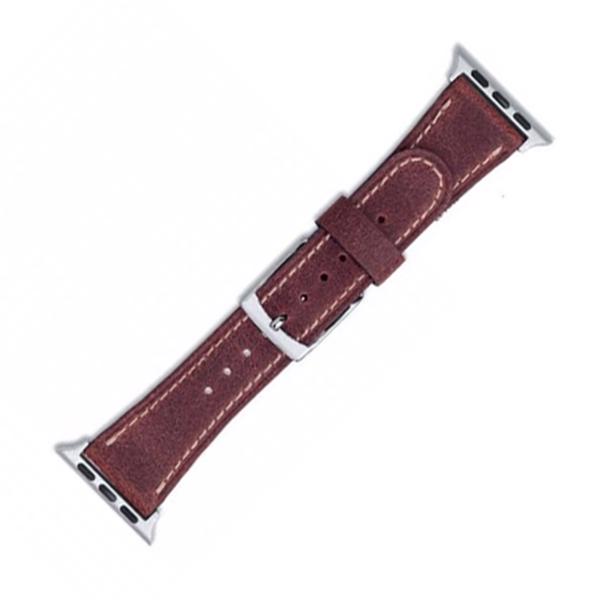 Apple Watch sort kerne læder urrem i 38 mm